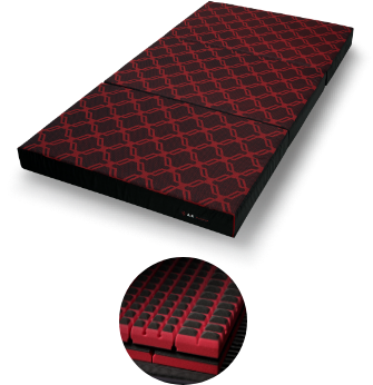 西川　AIR　SX エアーSX]マットレス／REGULAR （シングル）9×97×195cm レッド 表地